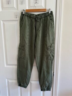 VELVET HEART Tencel Green Cargo Joggers M